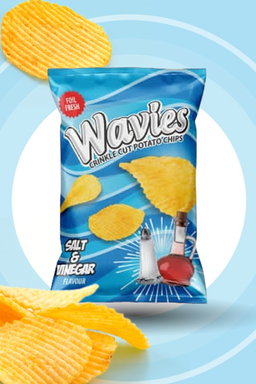 Wavies 100g Salt & Vinegar