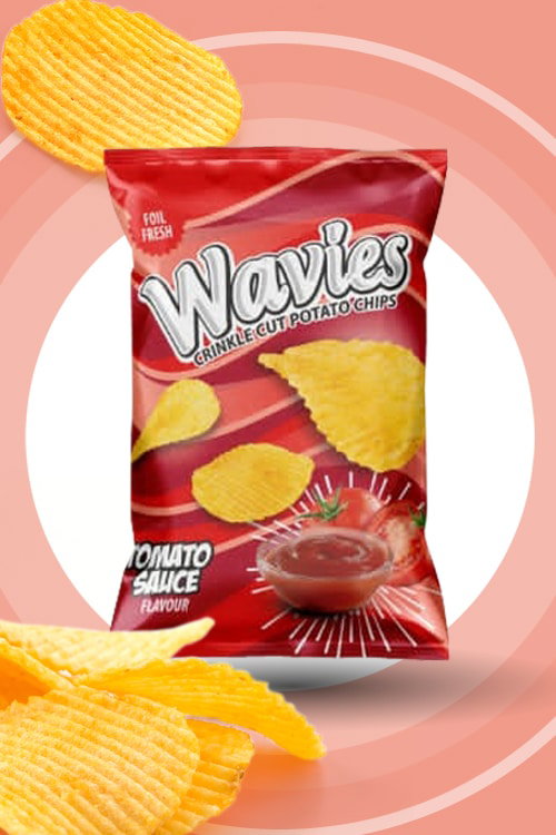Wavies 100g Tomato Sauce