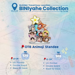 BINI OT8 Animoji Standee