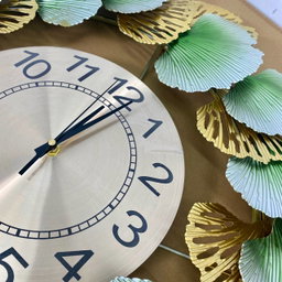 CLOCK IRON WALL DECORATION A0834