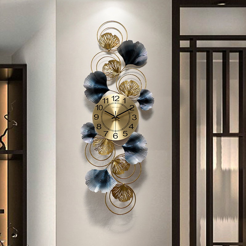 CLOCK IRON WALL DECORATION A0836_3