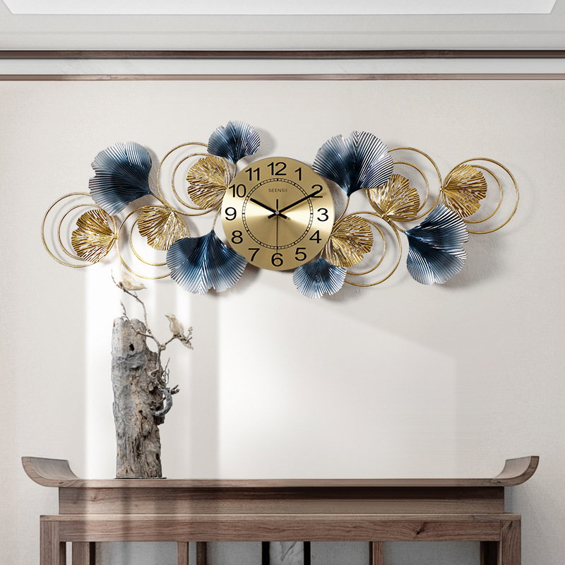 CLOCK IRON WALL DECORATION A0836_5