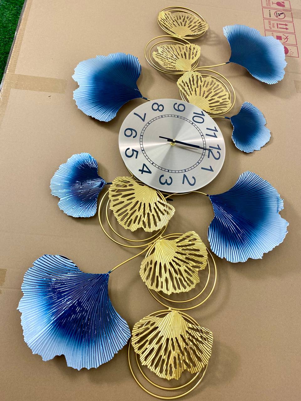 CLOCK IRON WALL DECORATION A0836_4