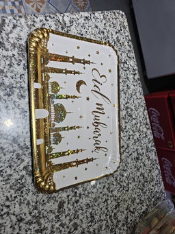 Eid Mubarak Paper Fruit Plate