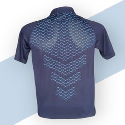 Blue  Sports Polo T-Shirts For Men