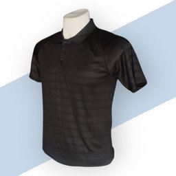 Black Sports Polo neck T-shirt for Men 