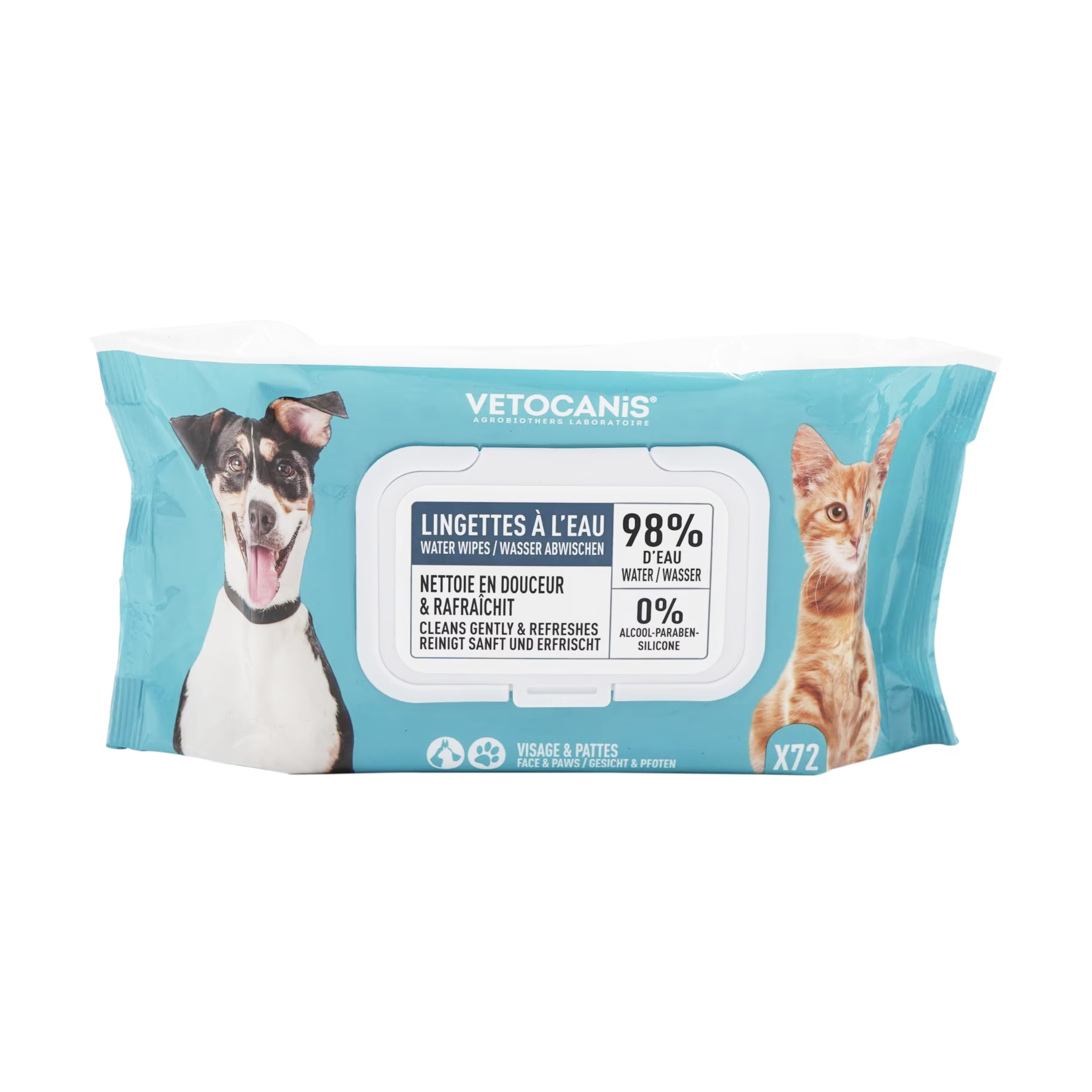 Vetocanis Cleansing Wipes Dog/Cat 72pcs_0