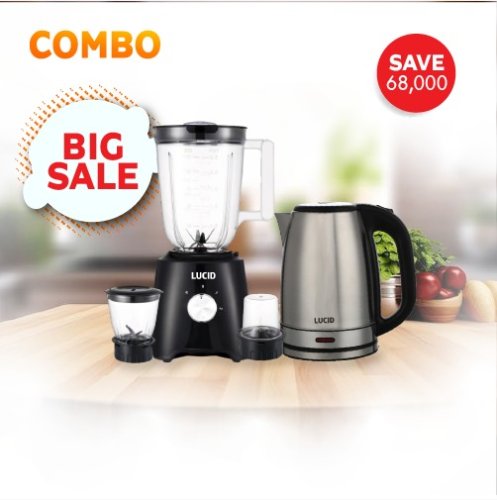 LUCID multifunctional Blender + stainless-steel kettle