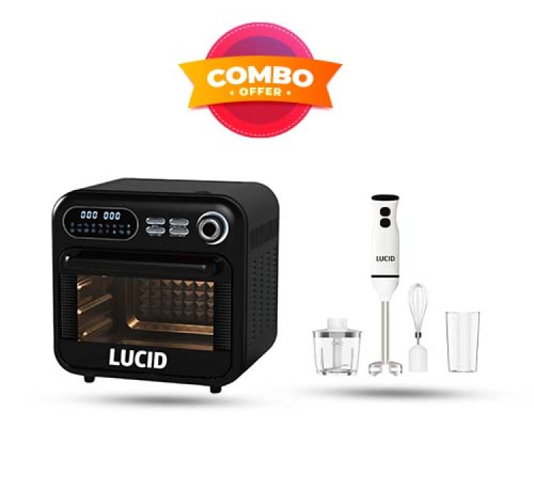 LUCID OVEN AIRFRYER 16L DIGITAL WITH ROTTESSARI_0