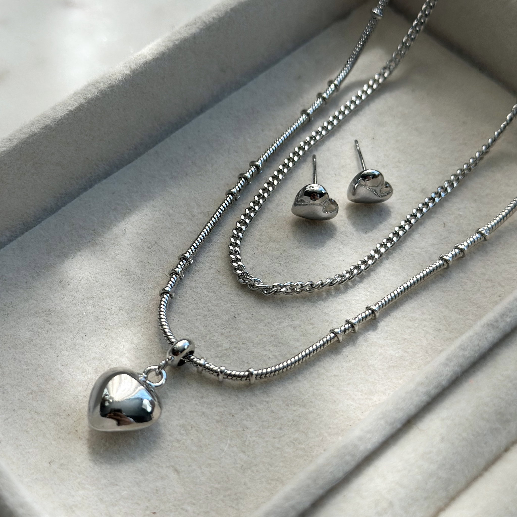 Silver Double Chain Set _0