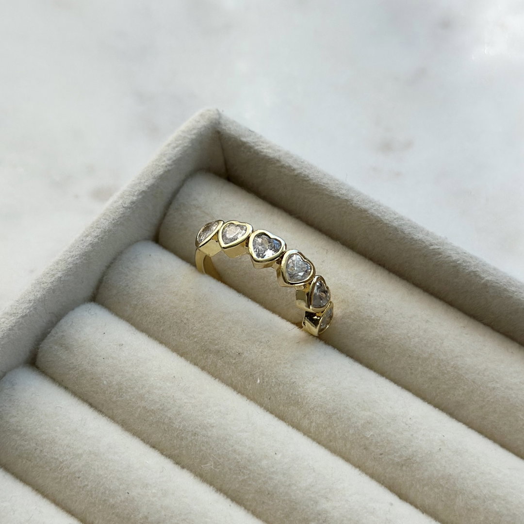 Multi Heart Ring