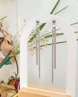 Dangly stud earrings