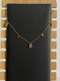Mini tag necklace