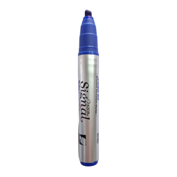Marcador Permanente Azor Punta Cincel (Azul)