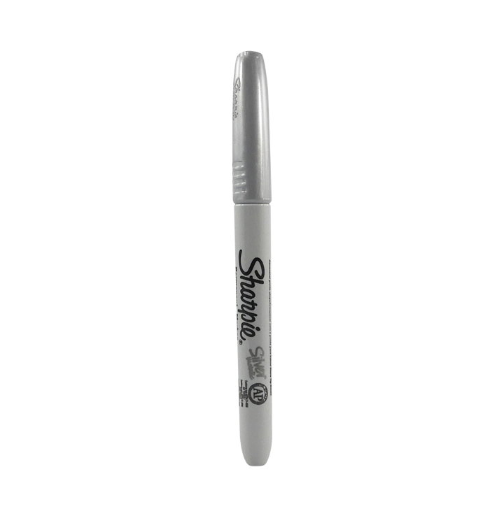 Marcador Permanente Sharpie (Plata) Punta Fina_1