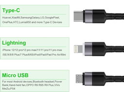 3 in 1 USB CHARGING CABLE 