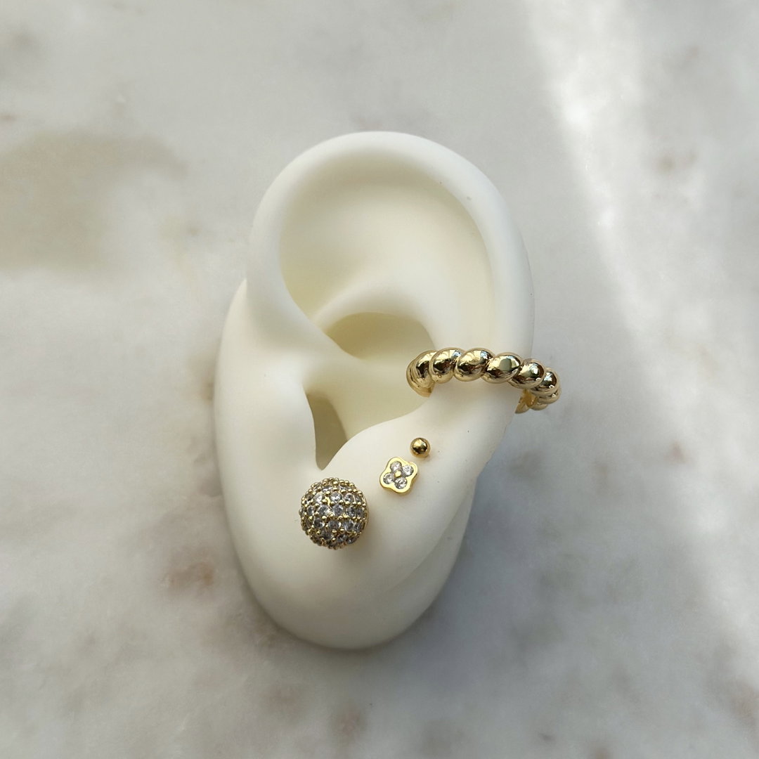 Sim Gold Earcuff