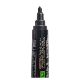 Marcador permanente doble punta negro