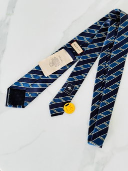 Gravata Gucci - blue stripes 