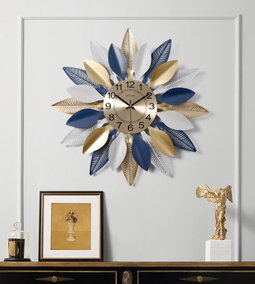 CLOCK IRON WALL DECORATION A2039