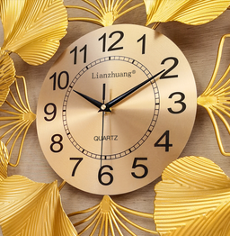 CLOCK IRON WALL DECORATION A2097