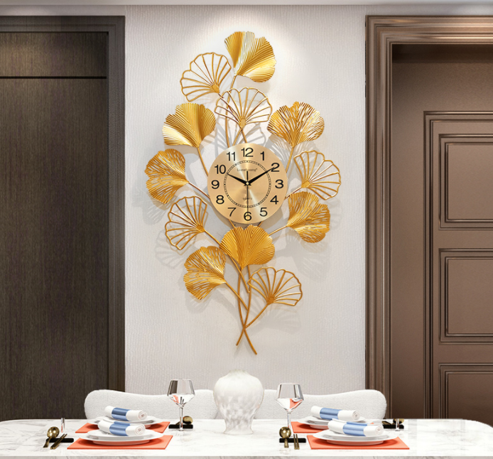 CLOCK IRON WALL DECORATION A2098_2