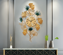 CLOCK IRON WALL DECORATION A2098
