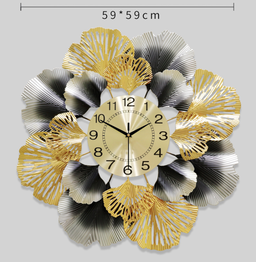 CLOCK IRON WALL DECORATION A0818