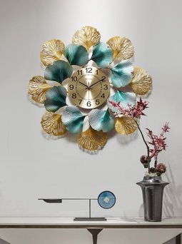 CLOCK IRON WALL DECORATION A0817