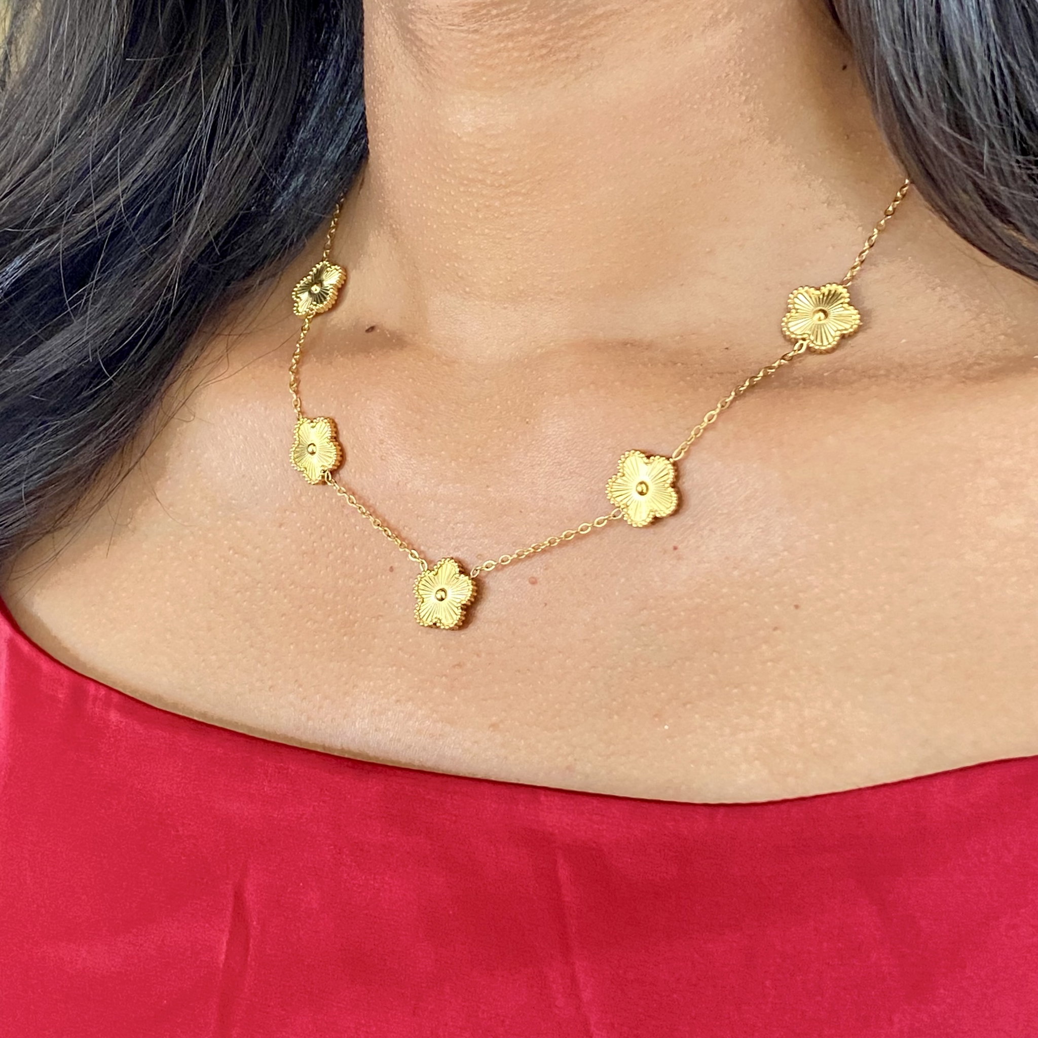 Golden Bloom Necklace 🌟_0