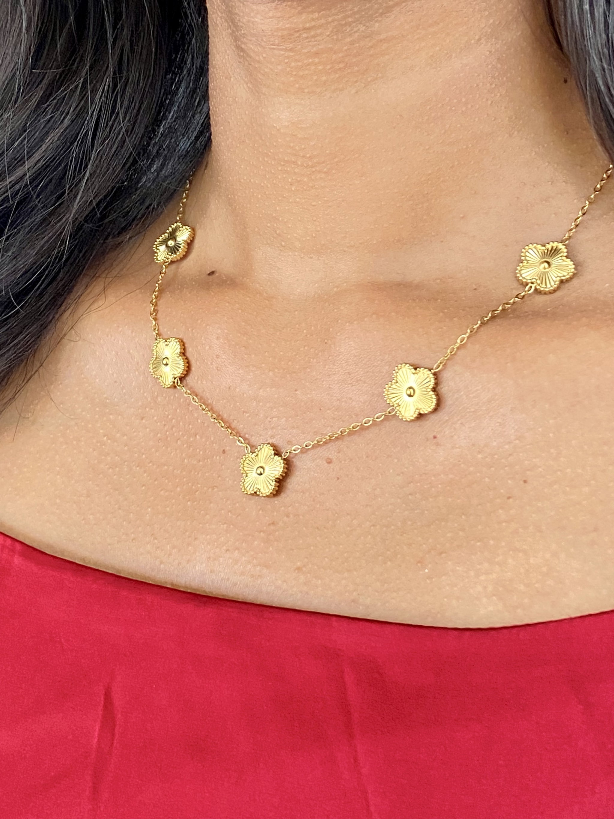 Golden Bloom Necklace 🌟_1