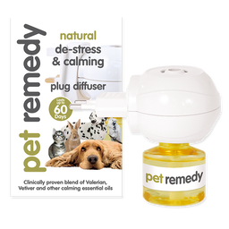 PET REMEDY 2-PIN PLUG DIFFUSER+40ml FILL SET