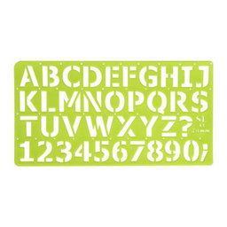 Gioser Plantilla Letras/Numero