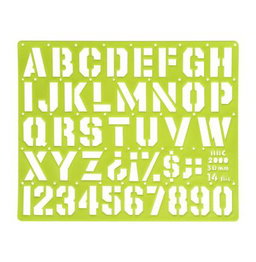 Gioser Plantilla Letras/Numero