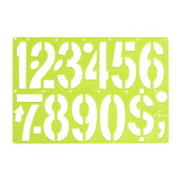 Gioser Plantilla Letras/Numero