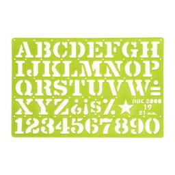 Gioser Plantilla Letras/Numero