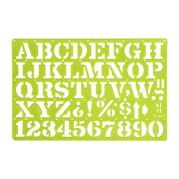 Gioser Plantilla Letras/Numero