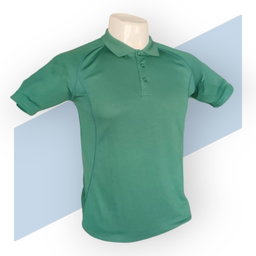Green Sports Polo T-shirt For Men