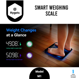 Hygets M1 Smart Body Composition Weighing Scale (4-Electrode) – Indicator Light