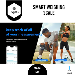 Hygets M1 Smart Body Composition Weighing Scale (4-Electrode) – Indicator Light