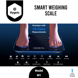 Hygets M1 Smart Body Composition Weighing Scale (4-Electrode) – Indicator Light