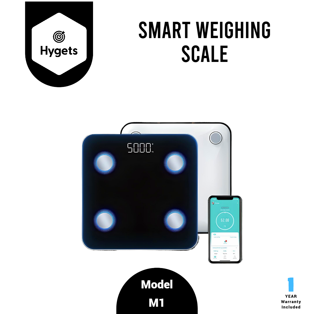 Hygets M1 Smart Body Composition Weighing Scale (4-Electrode) – Indicator Light