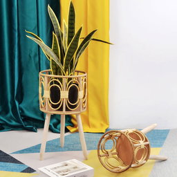 ROTTAN FLOWER POT DM103