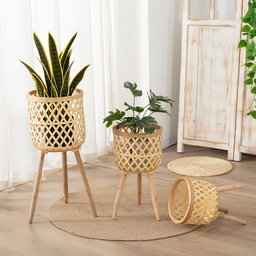 ROTTAN FLOWER POT DM601 / M028