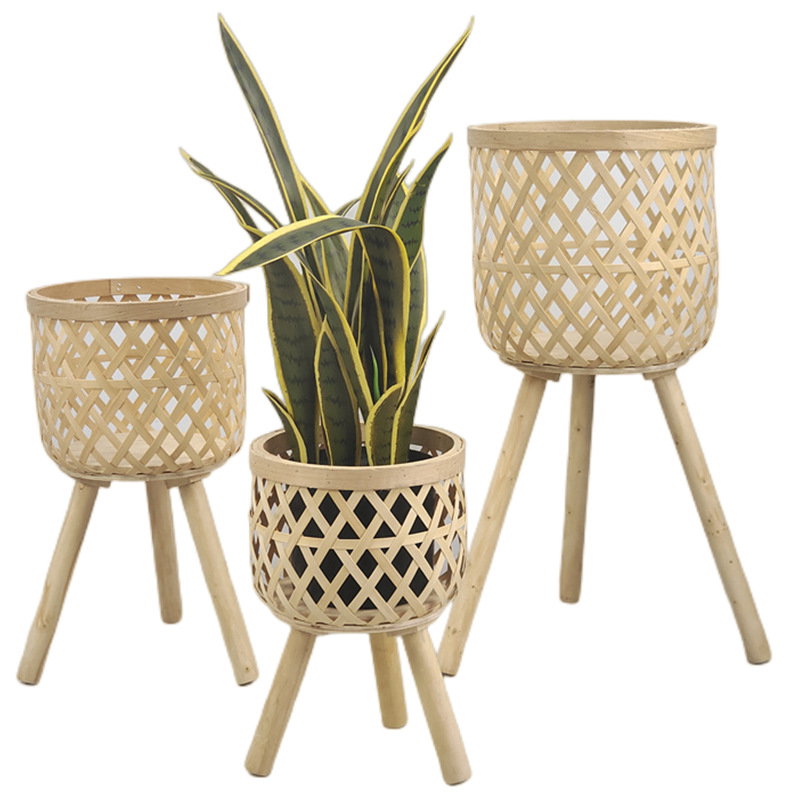 ROTTAN FLOWER POT DM601 / M028_2