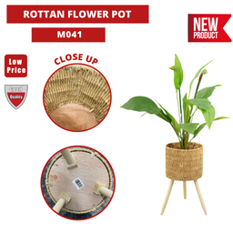 ROTTAN FLOWER POT M041
