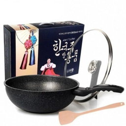 ORIGINAL KOREAN NON STICK WOK 30CM ALUMINIUM