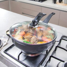 ORIGINAL KOREAN NON STICK WOK 30CM ALUMINIUM