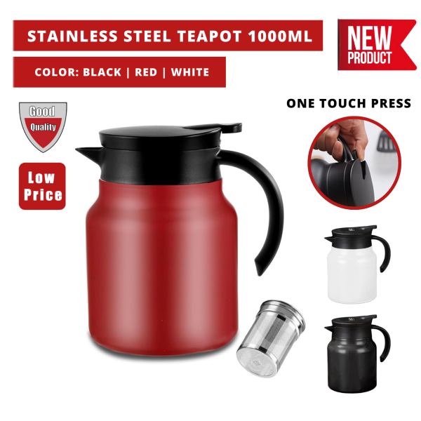 STAINLESS STEEL TEAPOT 1000ML