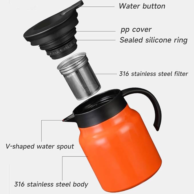 STAINLESS STEEL TEAPOT 1000ML _1